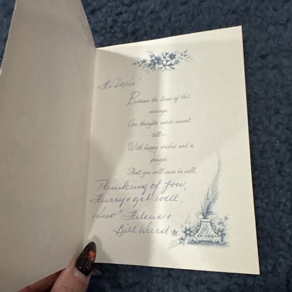 Vintage Lot Of 6 used get well cards - Picture 8 of 12